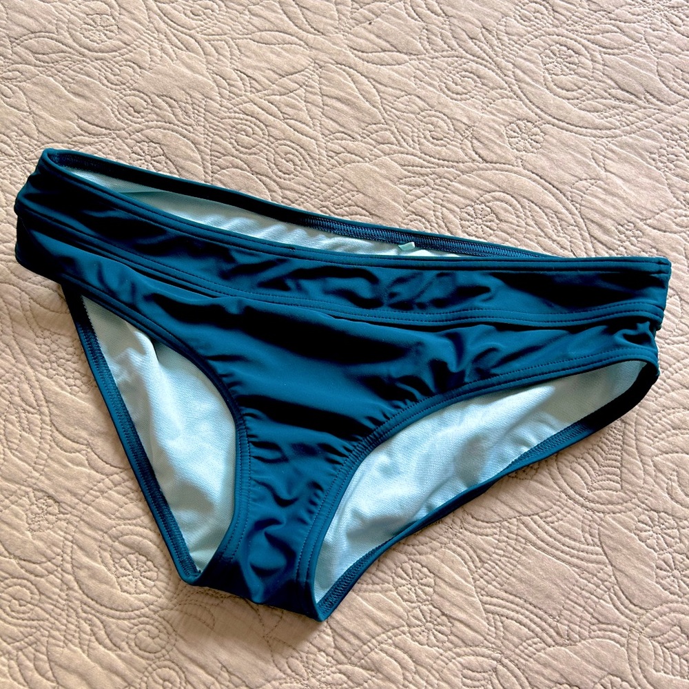 Prana Ramba swim bottoms- teal